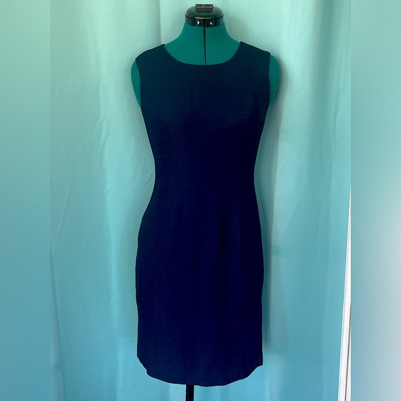GIANNI Sport Navy Blue Sheath Dress Sz 4 - Picture 1 of 4